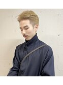 【TALO】メンズハイトーン×ラフなオールバック