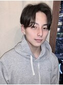 毛流れパーマ センターパート