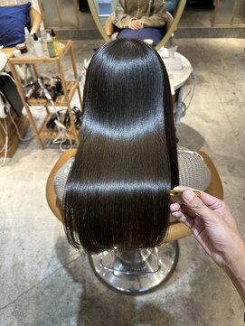 ロンド シャルム 吉祥寺(Lond charme) イメチェン外ハネボブ美髪ワイドバングレイヤー髪質改善縮毛矯正