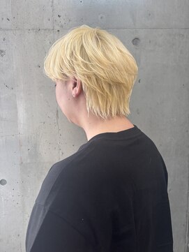ラニヘアサロン(lani hair salon) ブロンドカラー/メンズカラー/メンズウルフカット/ハイトーン/