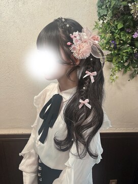 ヘアーズ ラブリージョブリー(hair's Lovely Jubbly) 【前田】サイドポニー