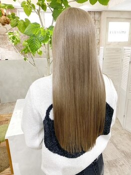 グラニテ(Granite)の写真/ツヤ感特化のヘアケアメニューで髪にうるおいと輝きを。指通りなめらかで、思わず触れたくなる髪へ。