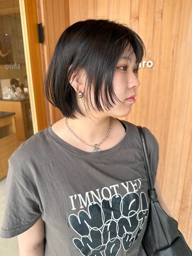 アルジャーノンシロ(ALGERNON shiro) 顔周りレイヤー/前髪/ボブレイヤー/竹内哲太