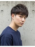 ▼フェザーショート/メンズカット/ツーブロック/ビジネスマン