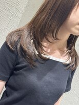 キートス(kiitos) 【福家指名限定カラー】オリーブベージュ×初心者レイヤー