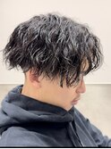 センターパートツイストスパイラル