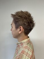 イッヒ 茅ヶ崎(IHHI)&nbsp;men'sスパイキーショート/グレーベージュ/ミルクティーベージュ