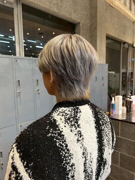 ゲーム 下北沢(GAME) ダブルカラー/大人レイヤー/ミルクティーベージュ/ウルフ/下北沢