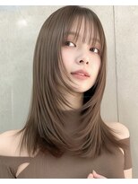 hum 立川【ハム】髪質改善・酸性ストレート・縮毛矯正 ココアベージュ/オリーブグレー/小顔/黒髪[立川/髪質改善]