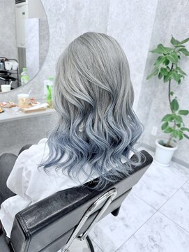 カミイロ(kamiiro) グラデーションカラー/デザインカラー/ケアブリーチ/髪質改善