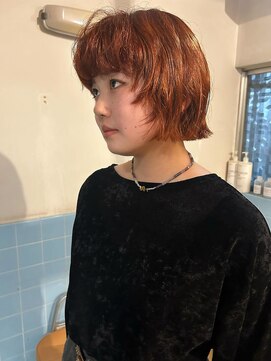 『似合わせカット』orange color × bob 