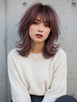 フルショウ 苦楽園店(FURUSHO)&nbsp;ボルドーカラー/ワインレッド/バタフライカット/ハッシュカット