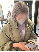 ガルボ ヘアー(garbo hair) どの季節も人気ペールラベンダーカラー