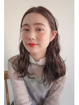 タス(tas)&nbsp;ゆるパーマ×ロングヘア似合わせ顔周りカット顔まわりレイヤー