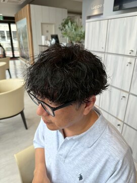 ルシードスタイルレーヴ(LUCIDO STYLE REVE) 【長野市/メンズ】カット×パーマ