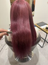 ハチマルハチ ナル 登戸店(808 nalu)&nbsp;チェリーレッド×美髪ストレート