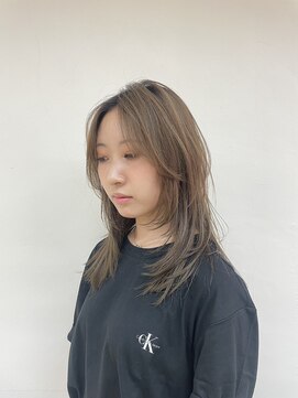ハレル 戸塚(HAREru.) ワンホンレイヤー/ミルクティーブロンド/ダークブルー/戸塚