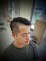 リンク バイ フォーラボ 綱島(Link by ForLABO) アシンメトリー刈り上げメンズショート 【綱島】