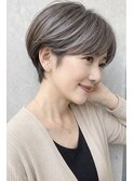 白髪ぼかしハイライト