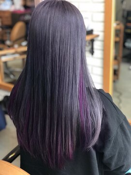 ルチェア ヘア(Lucea Hair) インナーカラーとラベンダーアッシュ
