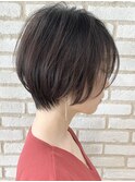 ショートボブ髪型20代30代40代アッシュ愛されボブ