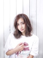 ジジ アドラーブル ヘア サロン(JiJi ADRABLE HAIR SALON)&nbsp;【JiJi】外ハネ　無造作　ランダムカ－ル　ミディ