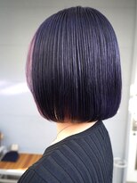 ラニヘアサロン(lani hair salon) バングインナーピンクネイビー