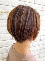 ビューティー シャレンド&nbsp;30代40代★お手入れ簡単♪大人かわいい丸みショートボブ