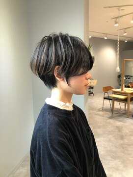 ジアン バイ ミルボン NU茶屋町+(GIEN by milbon) 大人女性に人気！透け感色気ショートスタイル！