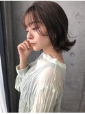 【20・30代おすすめ♪】小顔カット×ショートパーマ×黒髪