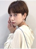 前髪あり　ショート　ショートヘア　ショートカット　アレンジ