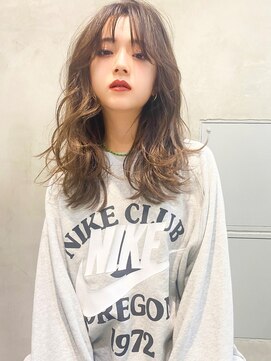 エース (ACE) ACE 横浜 小顔フェザーバング×透明感ブラウン