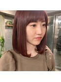 ピンクブラウン＊ブリーチなし