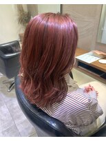 シェル 国分寺(shell)&nbsp;ピンクカラー/透け感カラー/ブリーチあり/10代20代