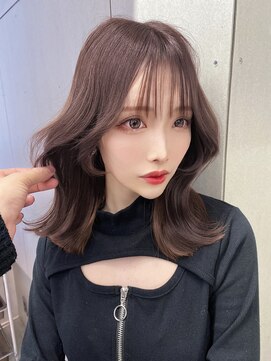 ユー(juu.) new open☆【juu./柳迫】chocolat greige×シースルーミディアム