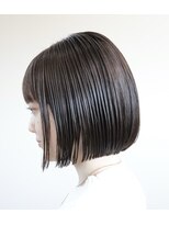 ウィスカーヘアー(whisker hair)&nbsp;シンプルボブ　ストレートボブ　ナチュラルブラウン