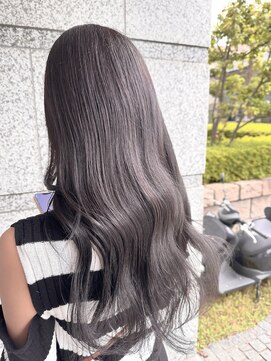 サロンドミルク 新百合ヶ丘店(salon de MiLK) ミルクティーベージュグレージュハイトーンダブルカラーインナー