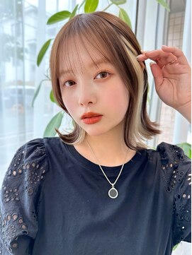 レイリー 原宿 表参道(Rayreee) 大人可愛いインナーボブ/ぷつっとカット