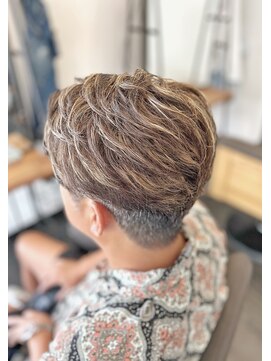 ニッチ(NICHE) 【NICHE HAIR】【西鎌倉】白髪ぼかしハイライトカラー