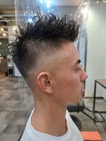 たかはし メンズスキンフェード+パーマ