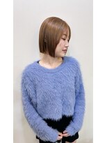 イオエ(ioe)&nbsp;前髪/アンブレラカラー/こなれミディ/イメチェン/ウェーブパーマ