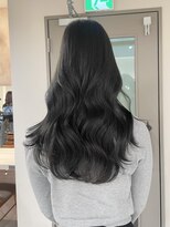 キャンバス バイ ネオリーブ 横浜西口(Canvas by neo.)&nbsp;ダークグレージュ髪質改善レイヤーカット韓国ヘア【横浜】