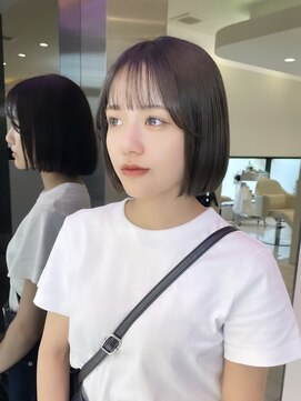 ウシワカマル ミライ(USHIWAKAMARU MIRAI) 切りっぱなしボブ/あご下ボブ