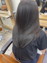 ナンバー アンフィール 渋谷(N° anfeel)&nbsp;【HIKARU】@hikaru_cut 透明感グレージュ