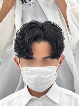 センス 渋谷 宇田川交番前(SENSE) 韓国メンズヘア/カルマパーマ/ニュアンスパーマ*渋谷/MEN'S/眉毛