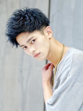 リップス レイ ギンザ(LIPPS Ray GINZA) グロスネイビーモヒカン　ソフトツーブロック