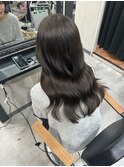 IS33ダークグレージュ/暗髪/髪質改善カラー