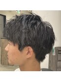 スパイキーショート/ジェットモヒカン/ショートバング/men's
