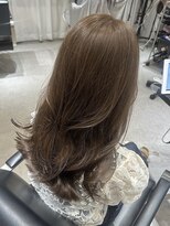 ソヨン 栄2号店(SOYON)&nbsp;ブリーチなしダブルカラー/ミルクティーベージュ/メルティカラー