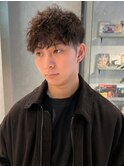 ツイストスパイラルパーマ ニュアンスパーマ メンズマッシュ